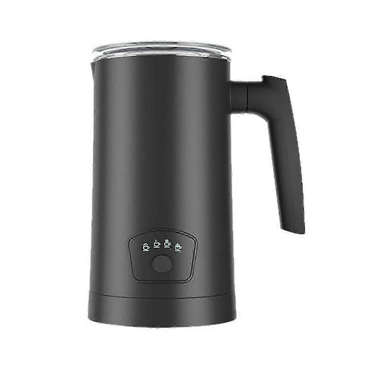 Full-Automatic Milk Frother Milk Frother 4 in 1 Electric Steamer Frother Foam Maker for Coffee Hot Chocolate UK Plug