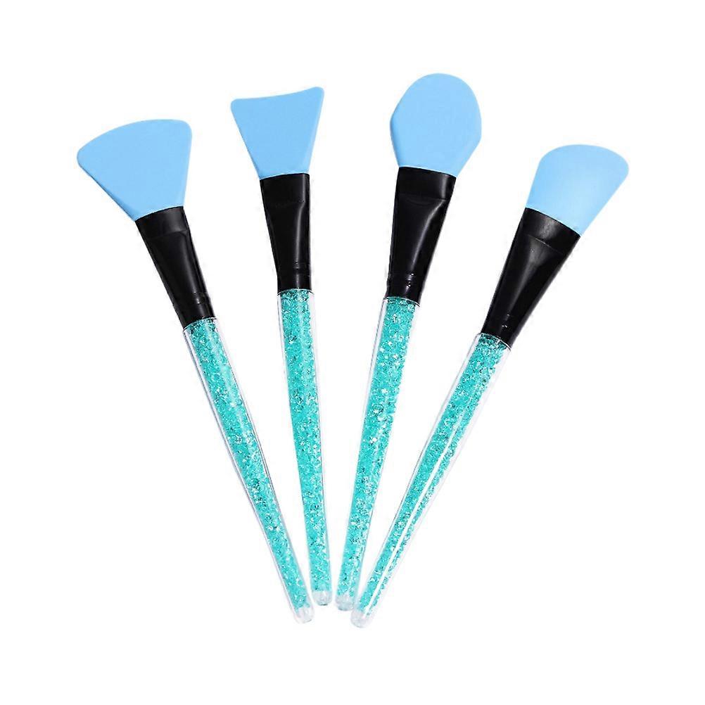 Silicone Makeup Brush for Face Mask Application 8Pcs Blue