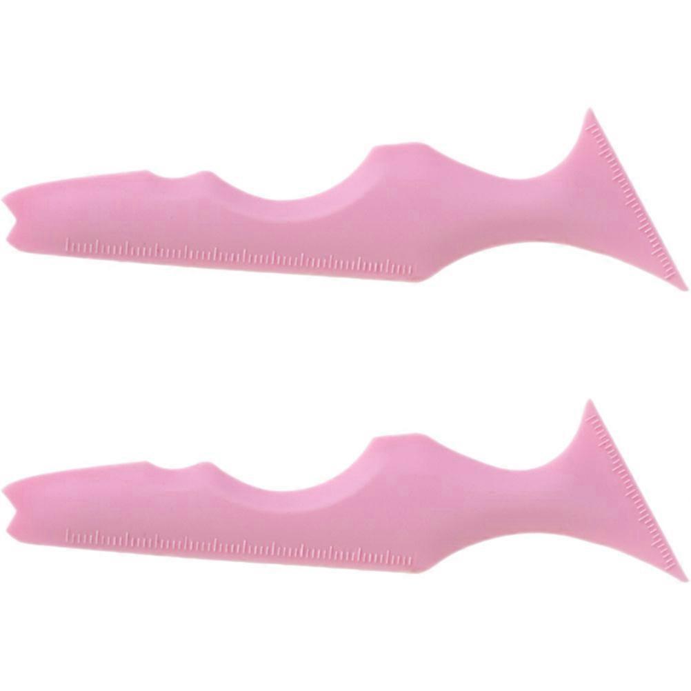 Eyeliner Stencils Silicone Eyeliner Aid Makeup Tool 6Pcs Pink Color