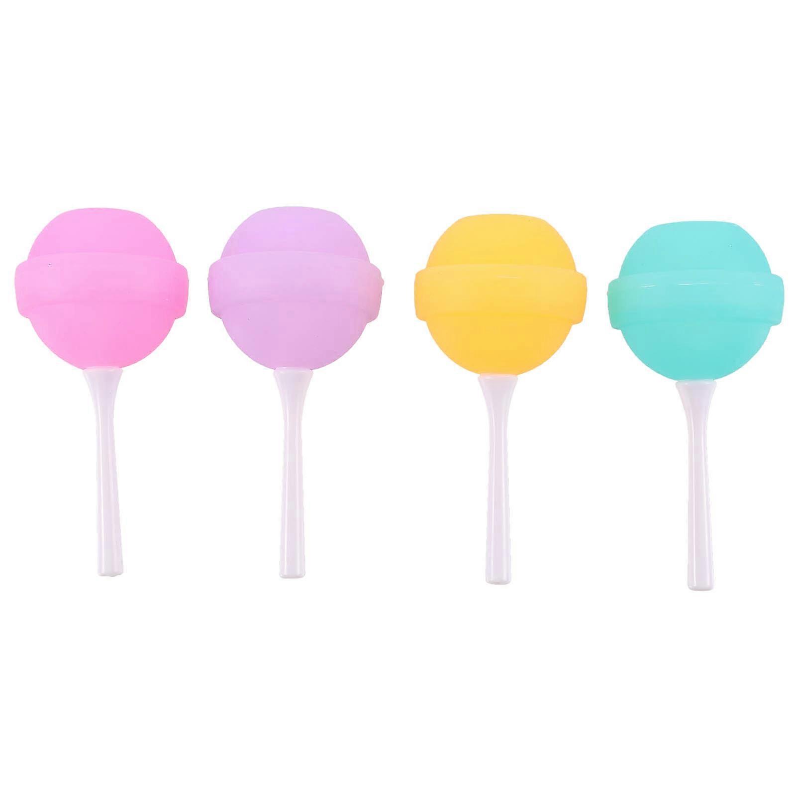 Silicone Ice Making Mold For DIY Ice Balls With Lollipop Shape Suitable For Parents And Children Home Use 12Pcs