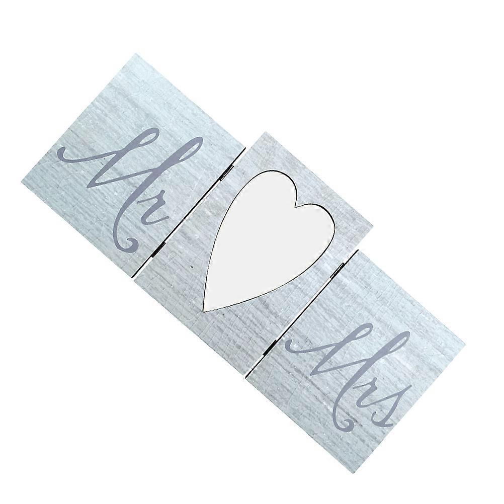 Desk Photo Frame Three-Sided Picture Frame for Wedding 5Pcs Pack