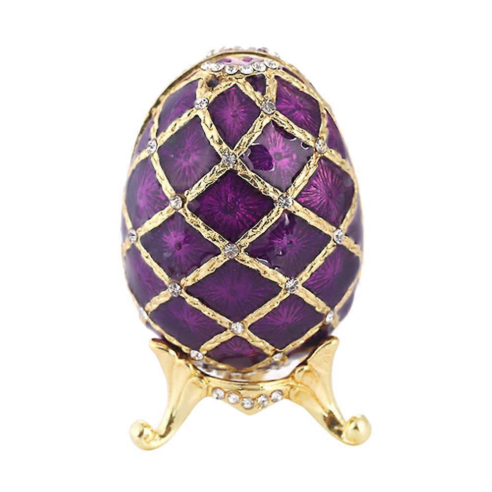 Easter Eggs Metal Egg Decoration for Decor 3Pcs Gold Plated Simulate Egg