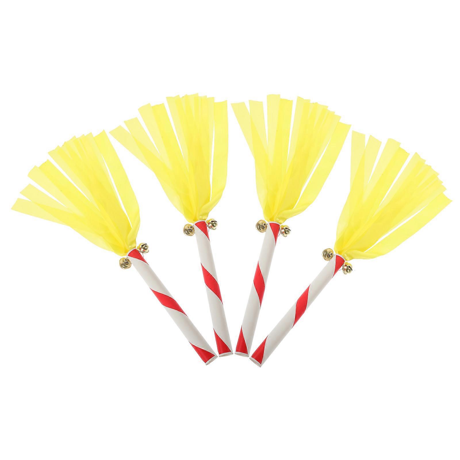 Cheering Stick 20 Pcs Bright Yellow PVC Sticks for Dancers and Kindergarten Events Perfect for Performance and Cheerleading
