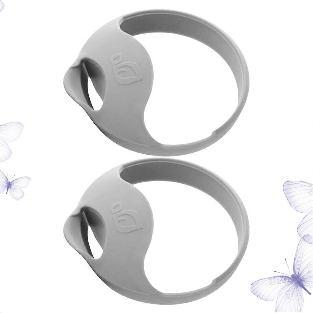 Oil Separator Silicone Grease Separator Ring for 2Pcs Clip on Strainer