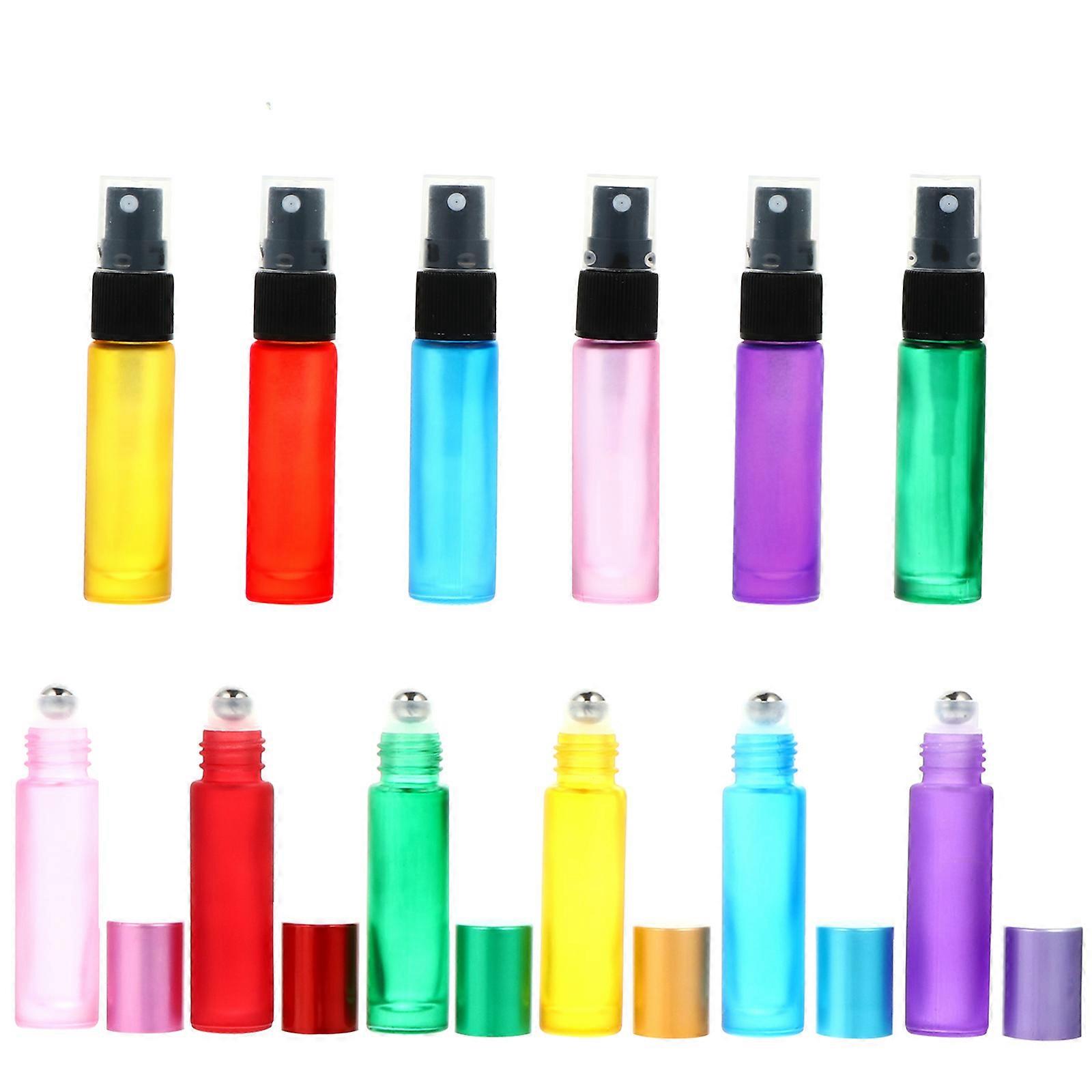 Roll-on Bottles Glass Essential Oil Bottles for Storage Use 3Sets