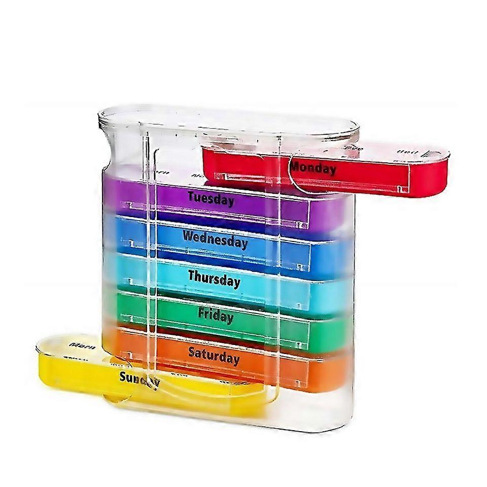 For One Week Use 28compartment Portable Drawer Type Moistureproof Medicine Box