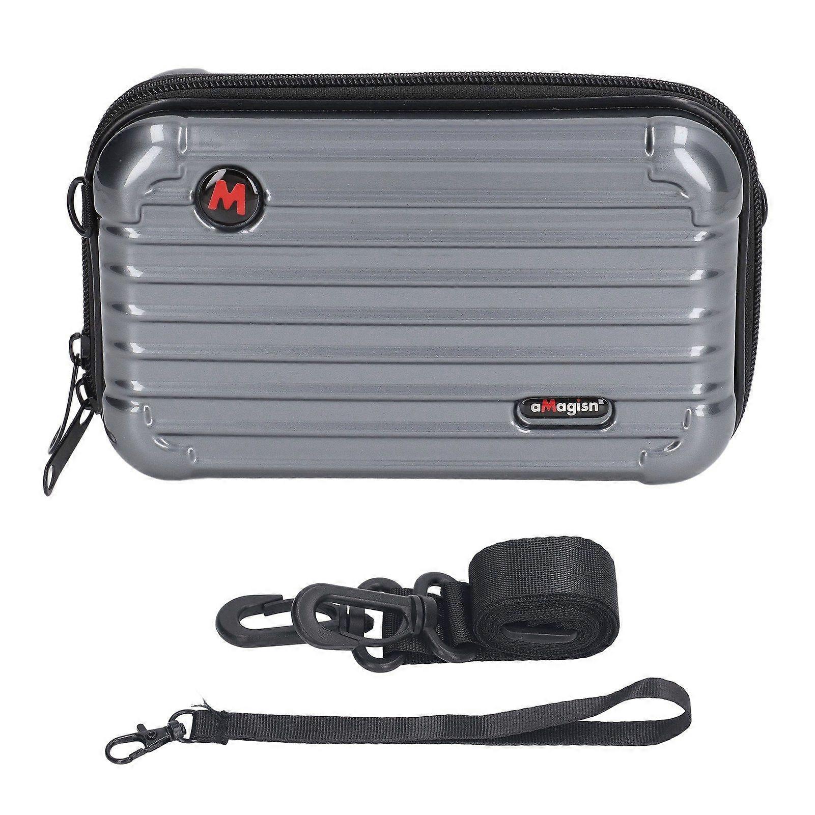 Camera Carrying Case Portable Hard Shell Storge Bag Travel Small Camera Bag for Insta360 X3 Grey