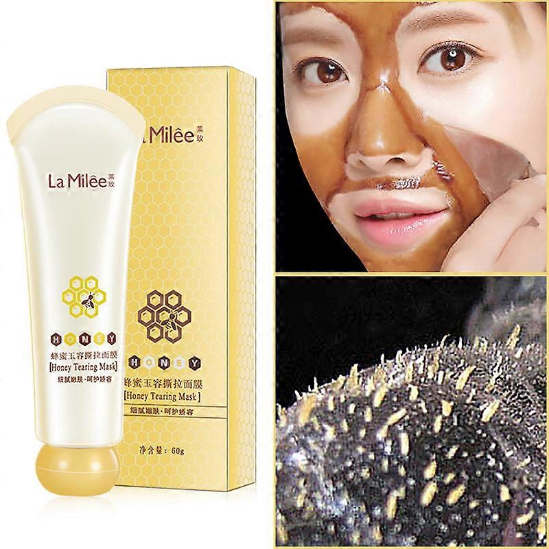 New Honey Tearing Peel Mask (H-01) – Oil Control, Painless Blackhead Removal & Pore-Shrinking Face Skincare