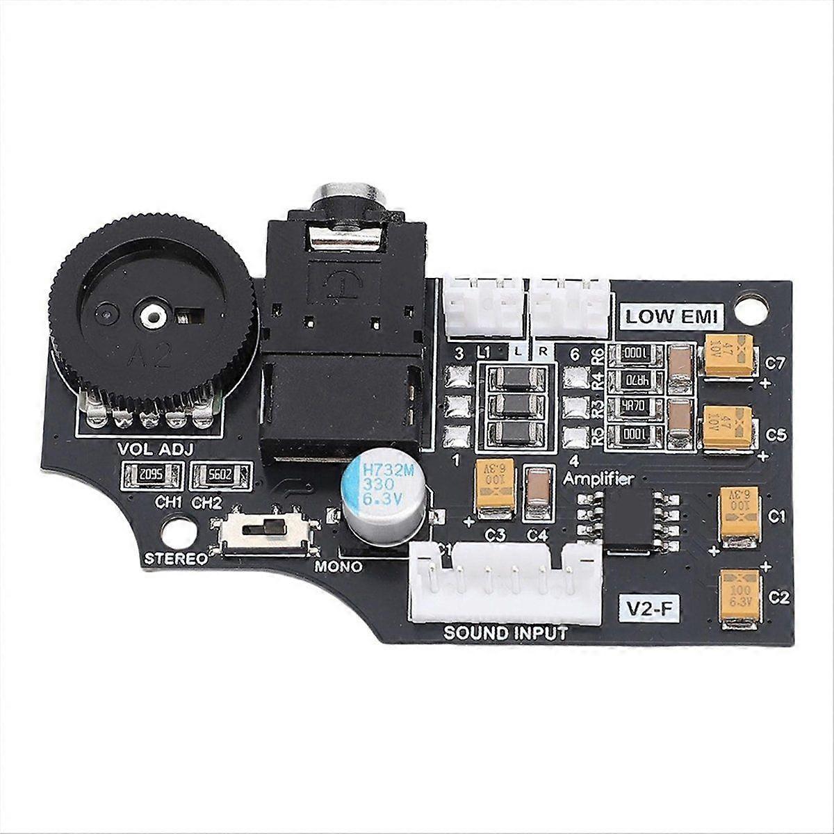 For High Quality DualChannel Volume Audio Board for Game Gear Using Audio Capacitors 2 Volume Outpu