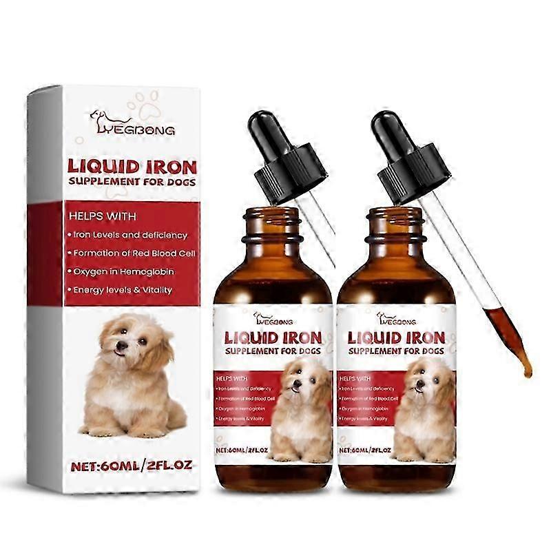 Železný sirup pro psy pro podporu růstu a vývoje, zvýšení odolnosti vůči nemocem