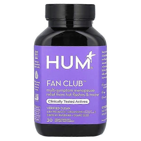 HUM Nutrition, Fan ClubÃÂÃÂÃÂÃÂ¢ÃÂÃÂÃÂÃÂÃÂÃÂÃÂÃÂ¢, Multi-Symptom Menopause Relief, 30 Vegan Capsules