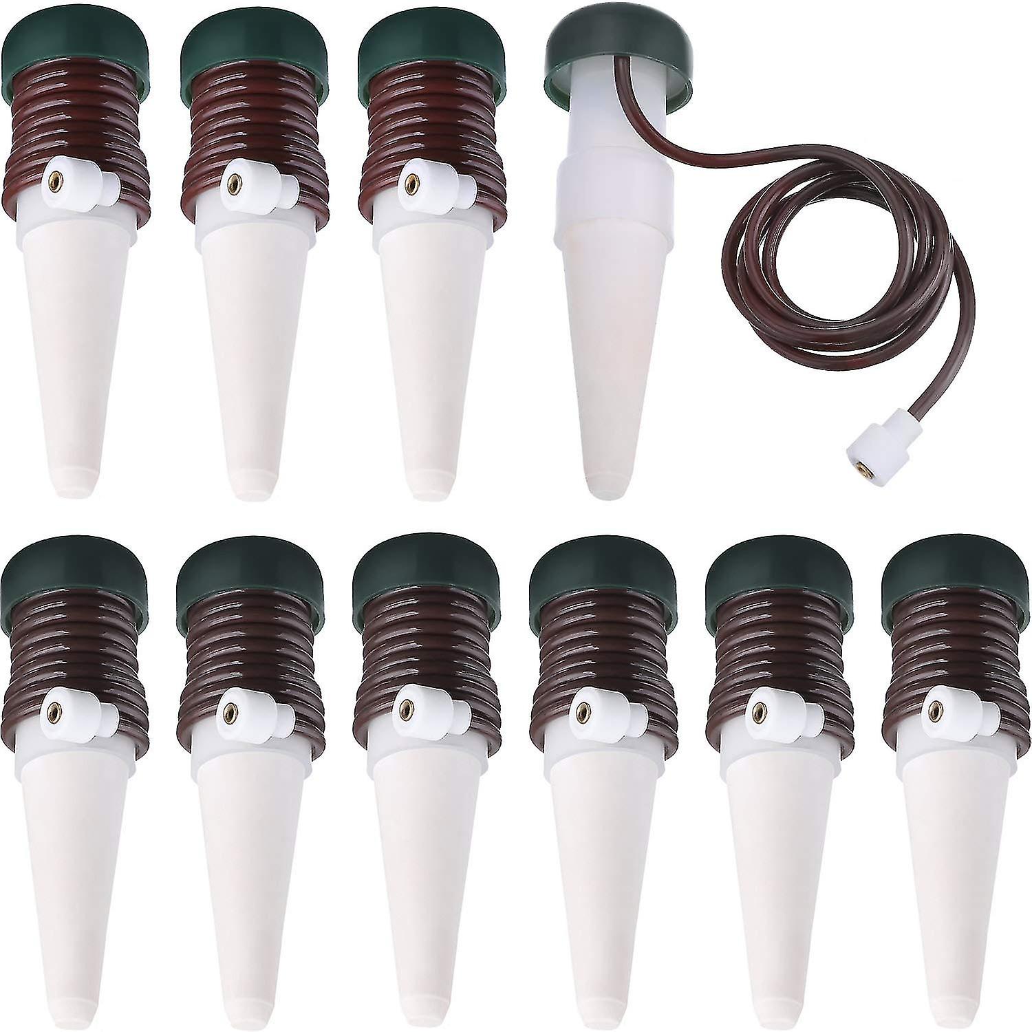 Watering Stakes Automatic Watering System, 10 Pack Plant Self Drip Irrigation Slow Release