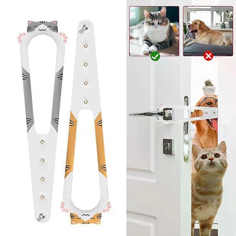 Cat Door Holder Latch Adjustable Dog Door Stopper Elastic Gate Lock Flex Latch Strap Keep Dog Out From Entering Pet Door Latch