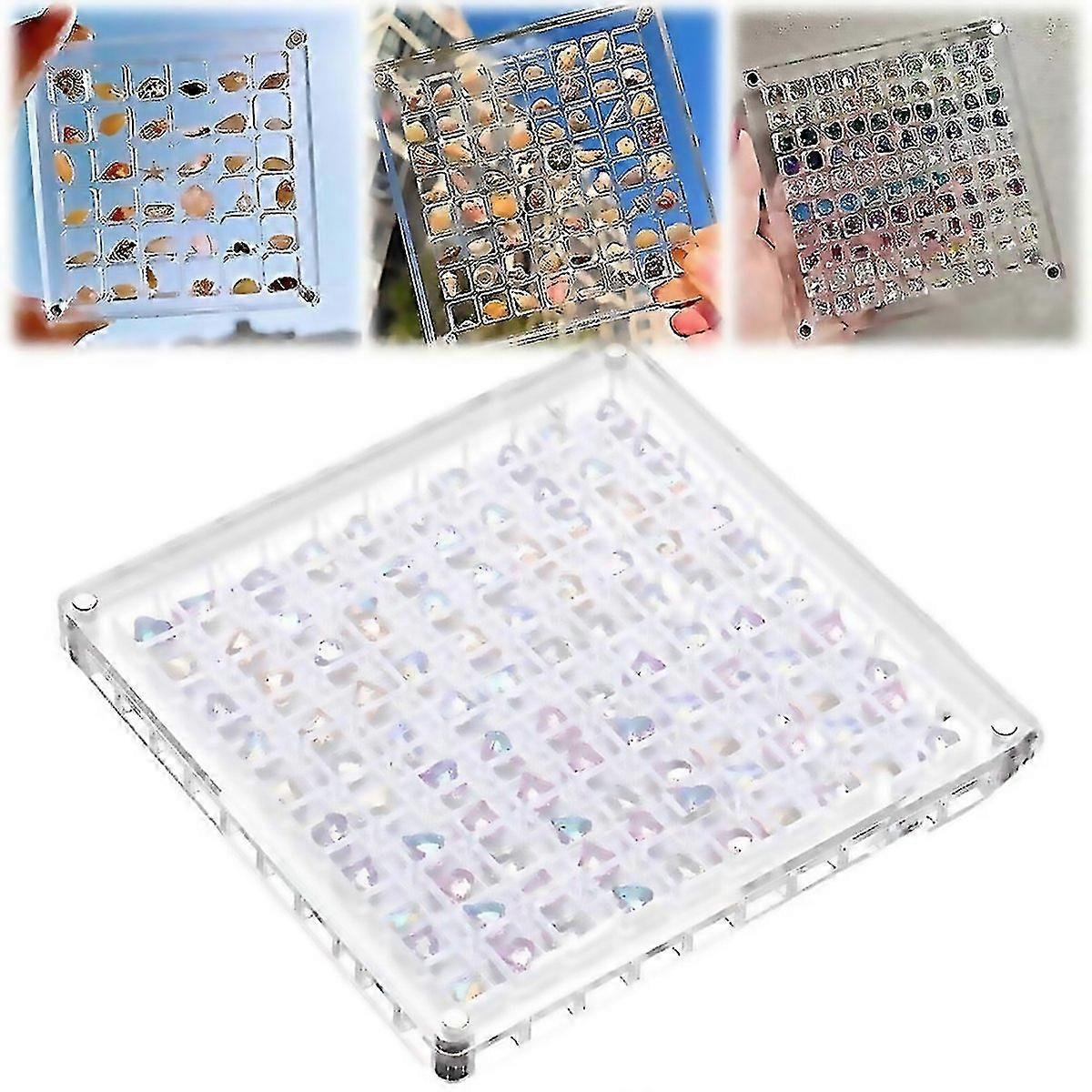 For Acrylic Magnetic Seashell Display Box Seashell Storage Box Display Case Decorative Seashell Star