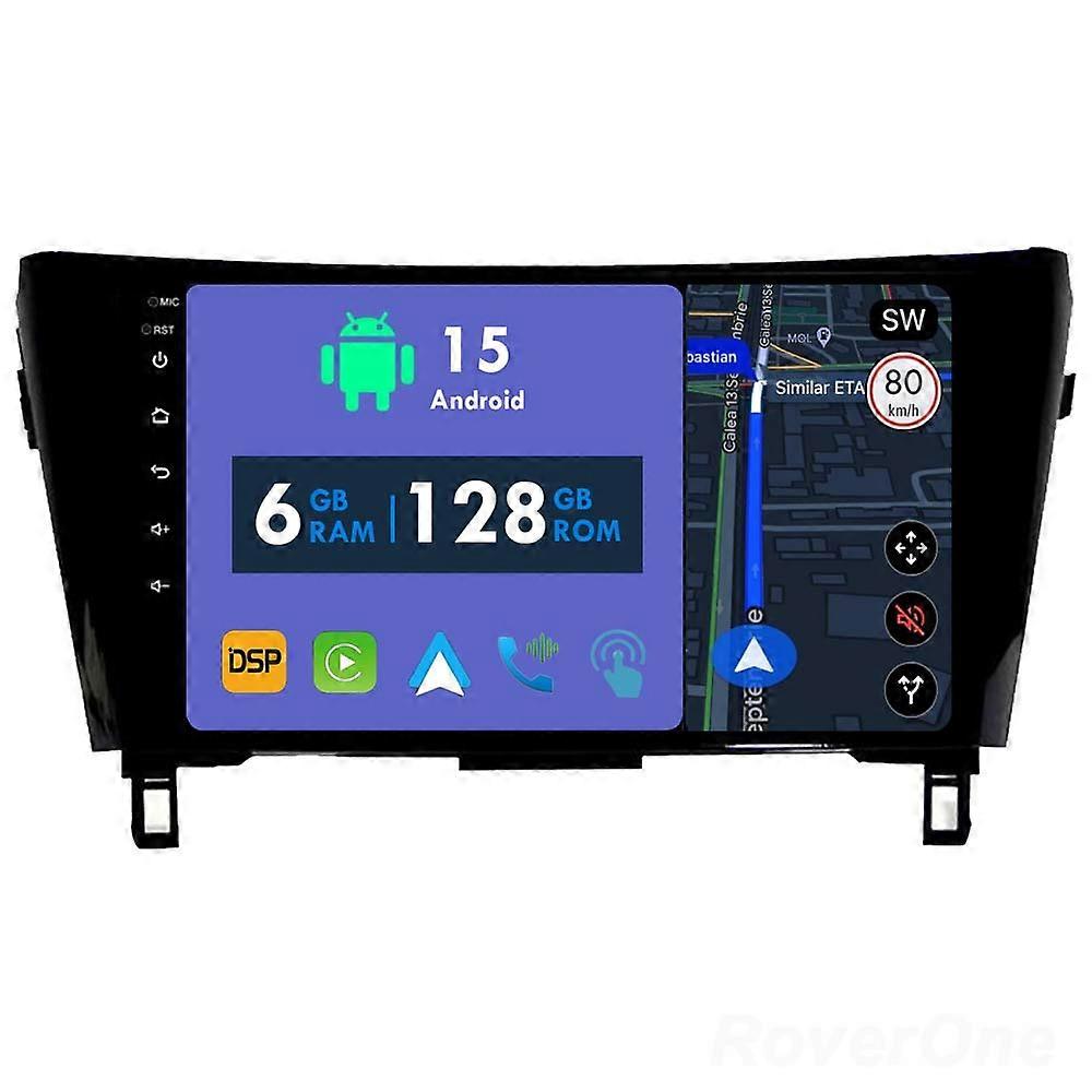 Car Radio 6G+128G CarPlay GPS Navigation Head Unit for Nissan X-Trail xtrail X - Trail 3 T32 2013-2022 Qashqai 2 J11 Android Auto Stereo Touch Screen