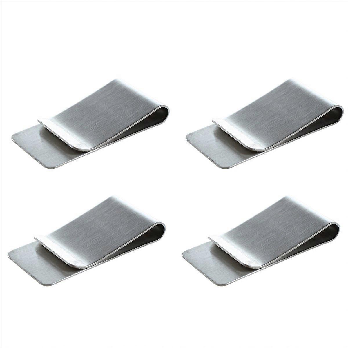 Money Clip, Stainless Steel Silver