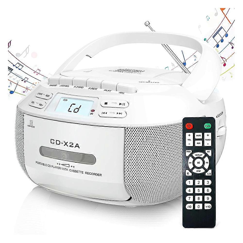 Multifunctional Boombox CD Cassette Player FM AM Tape CD Player Student Learning U Disk MP3 Stereo Music Player EU PLUG