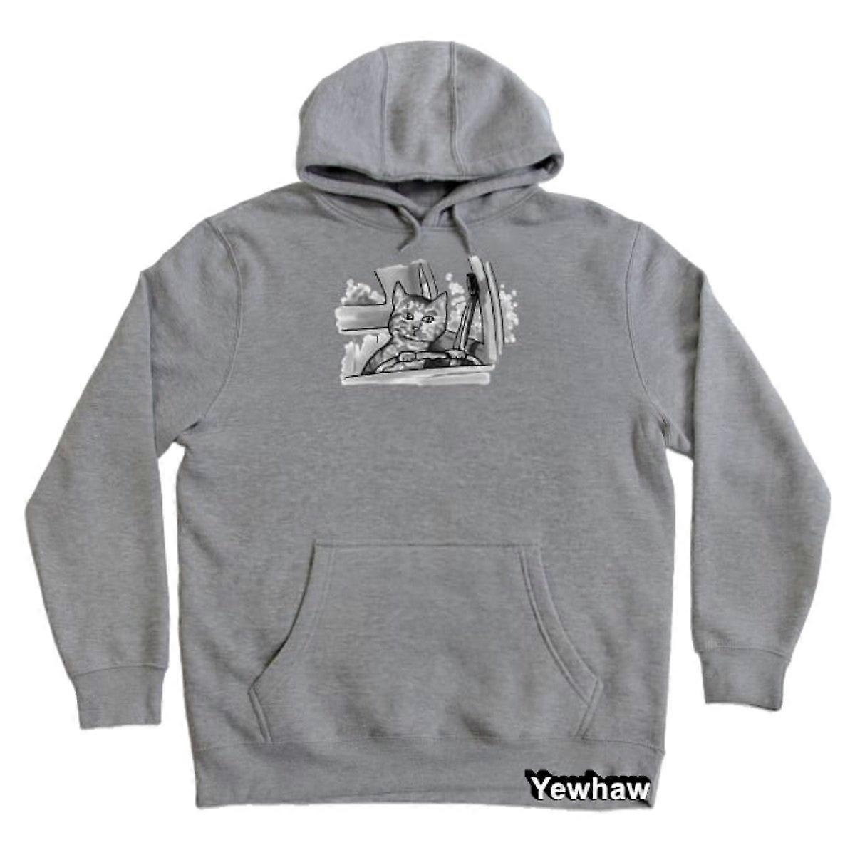 Cat Driving Hoodie