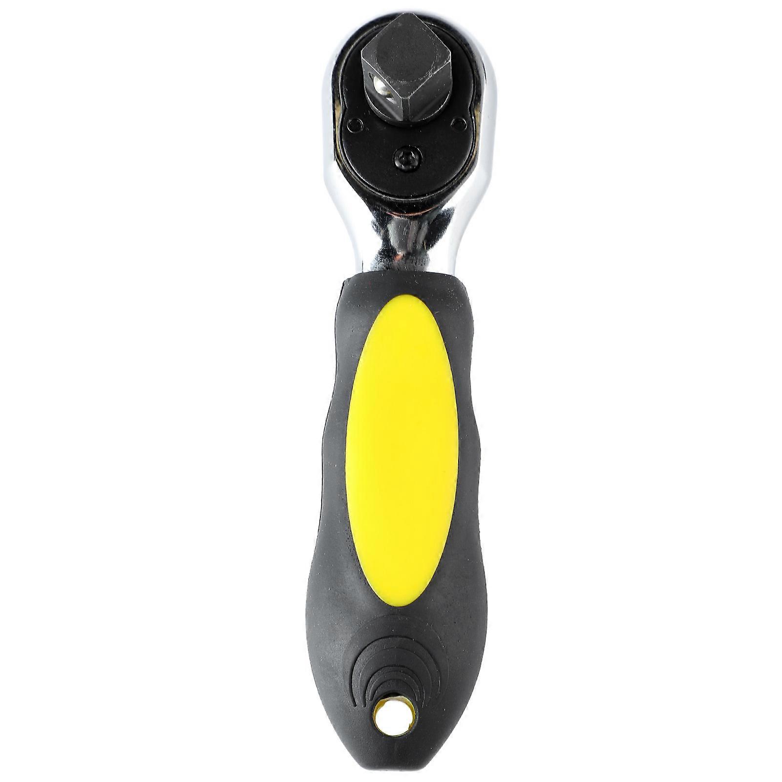 Ratchet Wrench Steel 72 Teeth Reversible CW CCW Rotation Spanner Tool for Working 