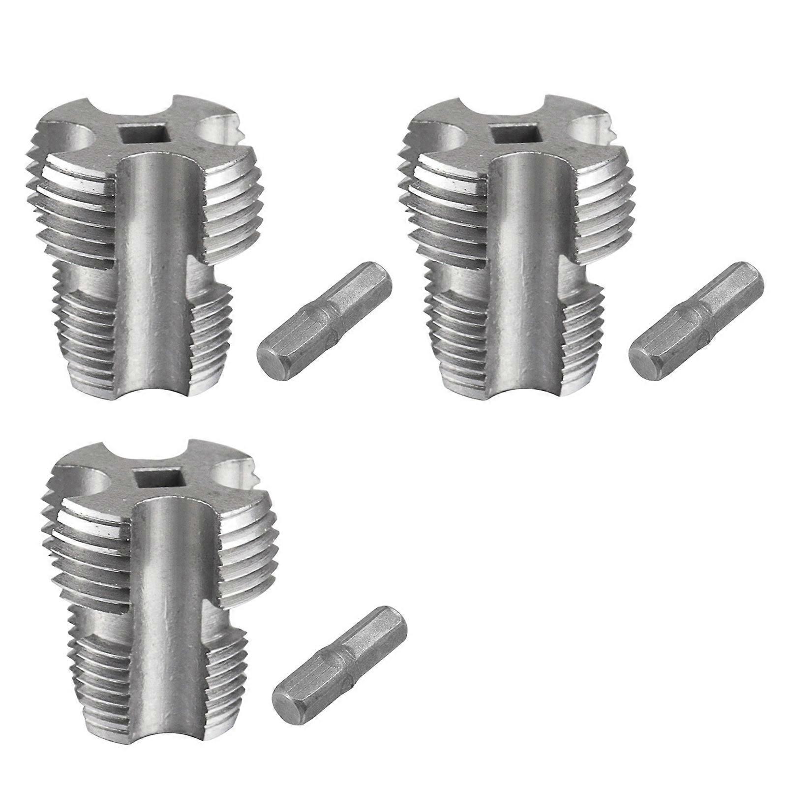 High Efficiency Pipe Threading Tool Professional Metal Threader Compact Water Pipe Threaders for 1/2 3/4inch Pipes Multicolor