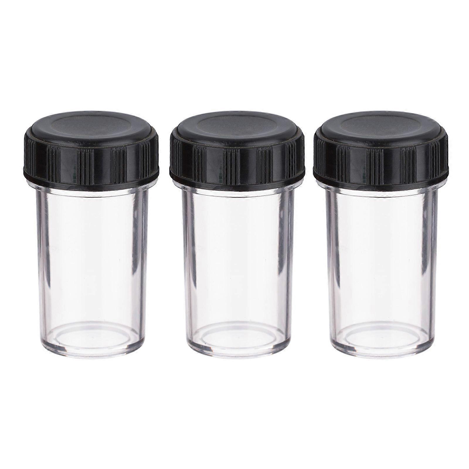 1/3/5pcs Objective Protective Case RMS Thread Biological Microscope Objective Lens Storage Box Lab Microscope Accessory Multicolor