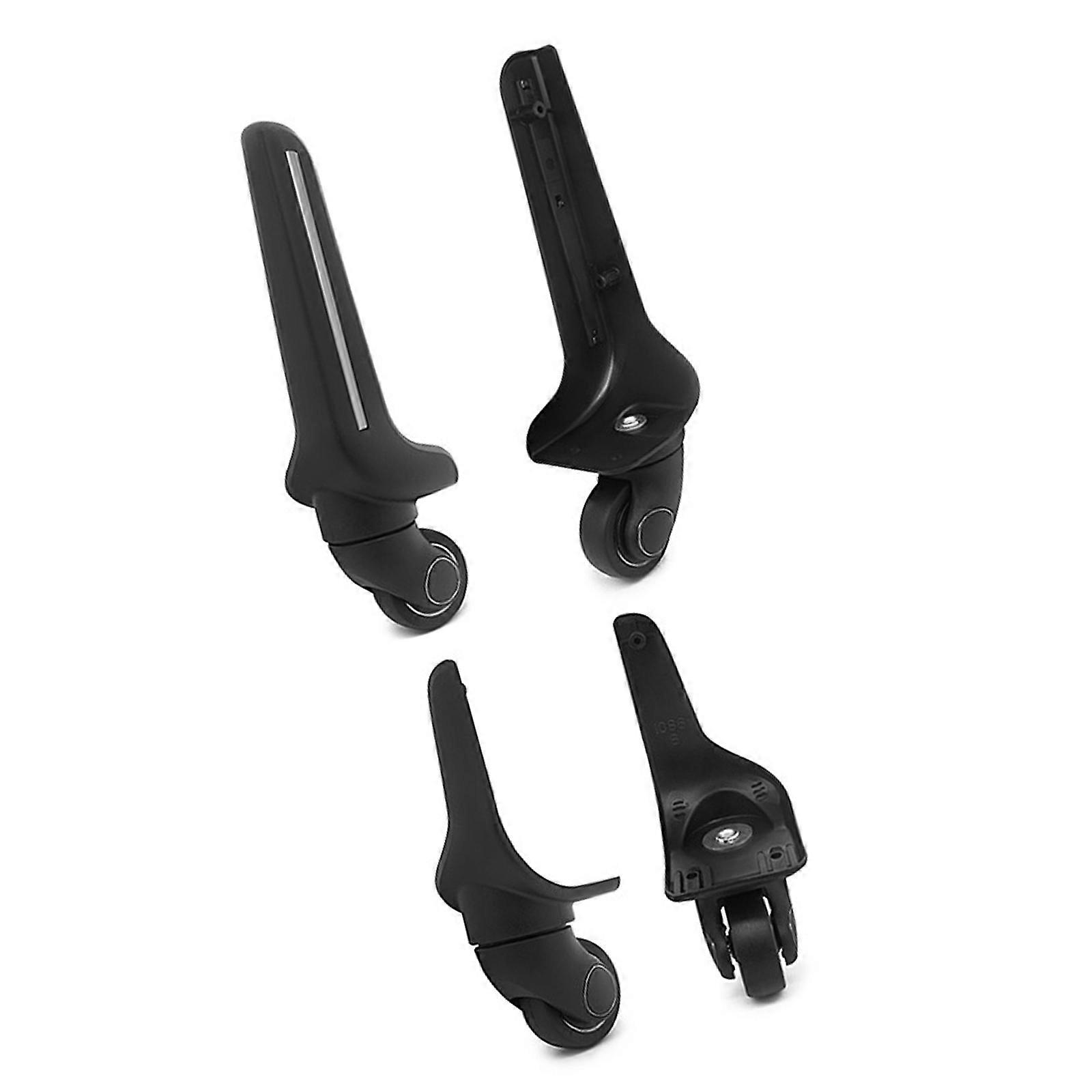 4 Adet Yedek Bagaj Bavul Tekerlekleri Gövde Tekerlekleri, Bagaj Tekerleği Yedek Parçaları Bagaj Bavul Arabası Siyah Çok Renkli