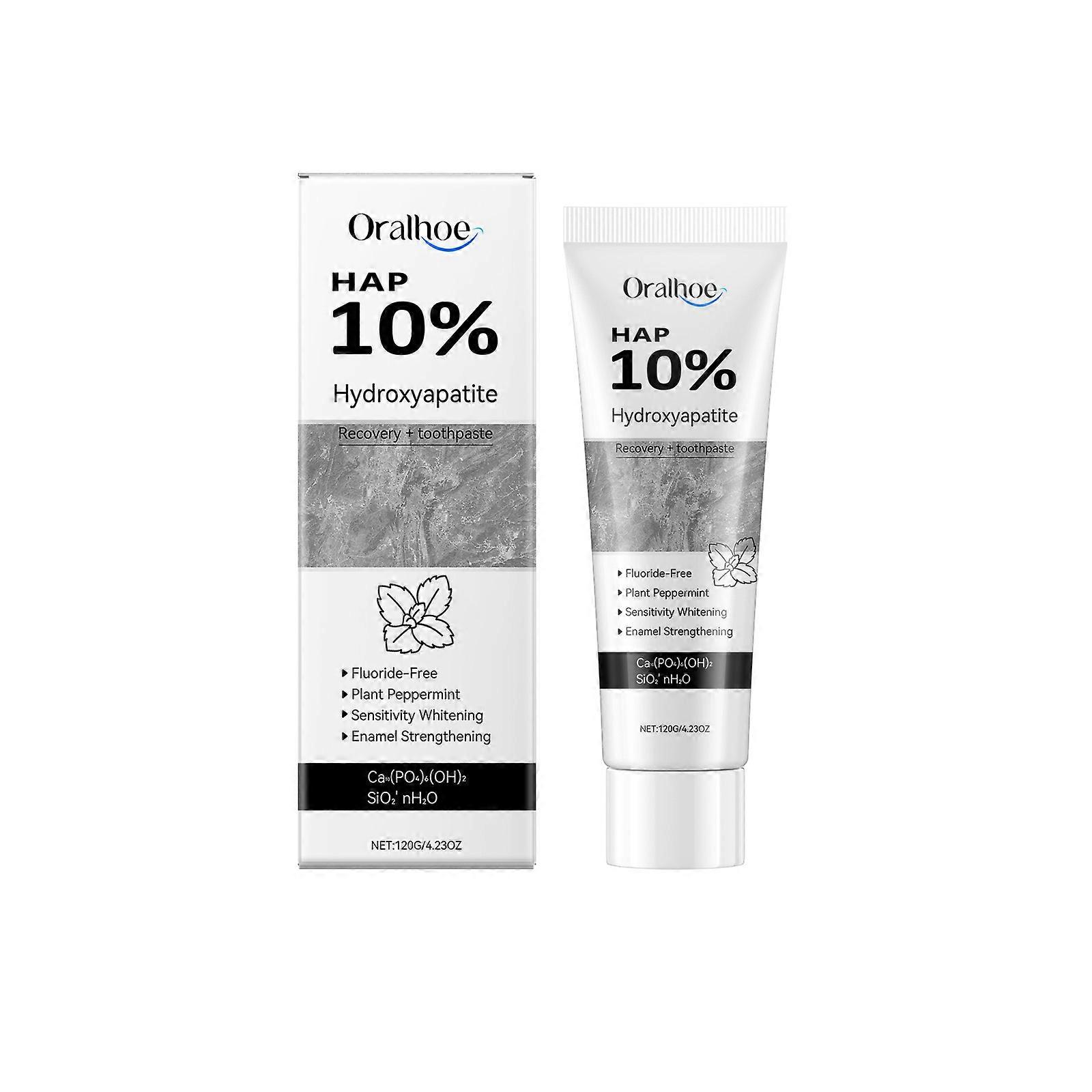 Teeth Whitening Toothpaste Contains Calcium Carbonate And Hydroxyapatite