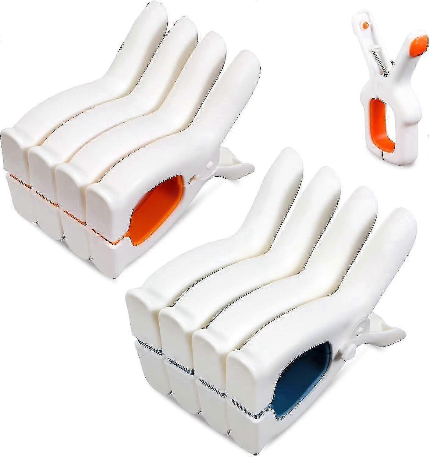 Beach Towel Clips Pack - Secure Towels & Blankets with  Clips (9-Pack)