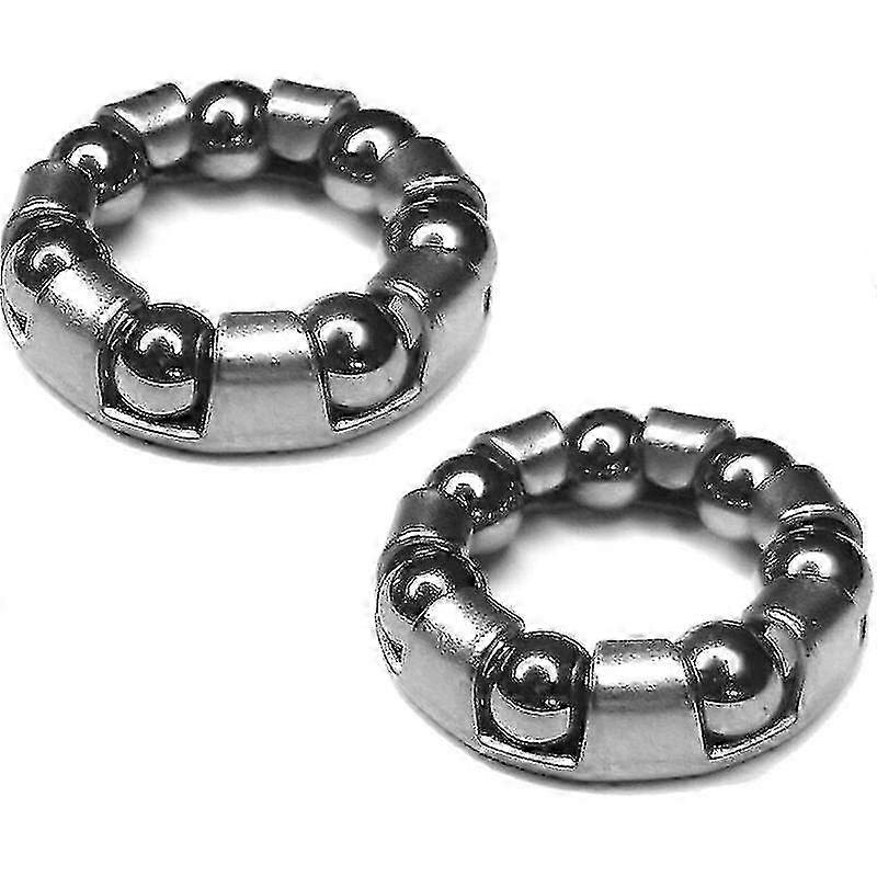 2x kulebur bakre nav 7 baller 6,35 mm