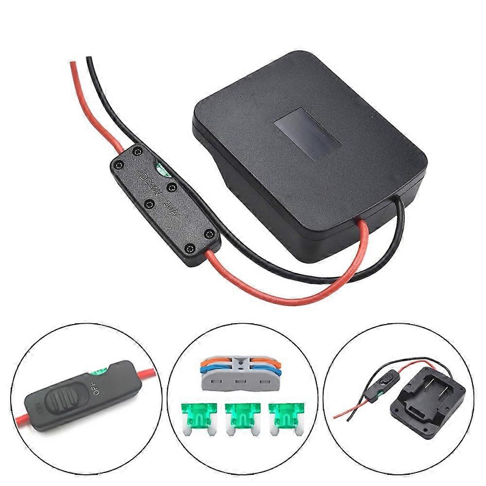 For Power Wheel Adapter DIY Connector for Parkside 20V Battery Dock Holder 14AWG
