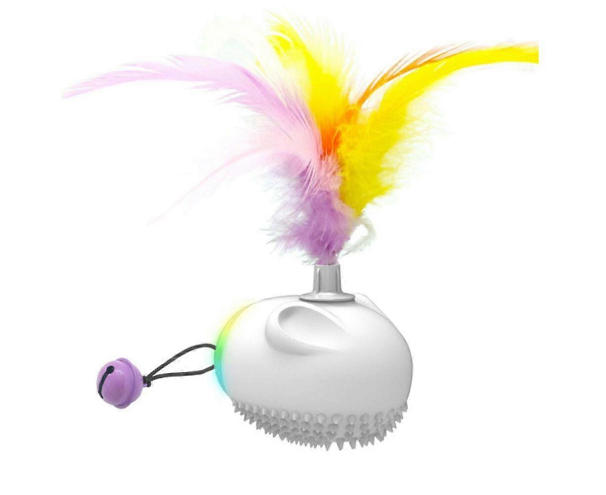 Bentopal Rechargeable Smart Jumpy Mouse Pets Interactive Cat Toy w/LED Lights