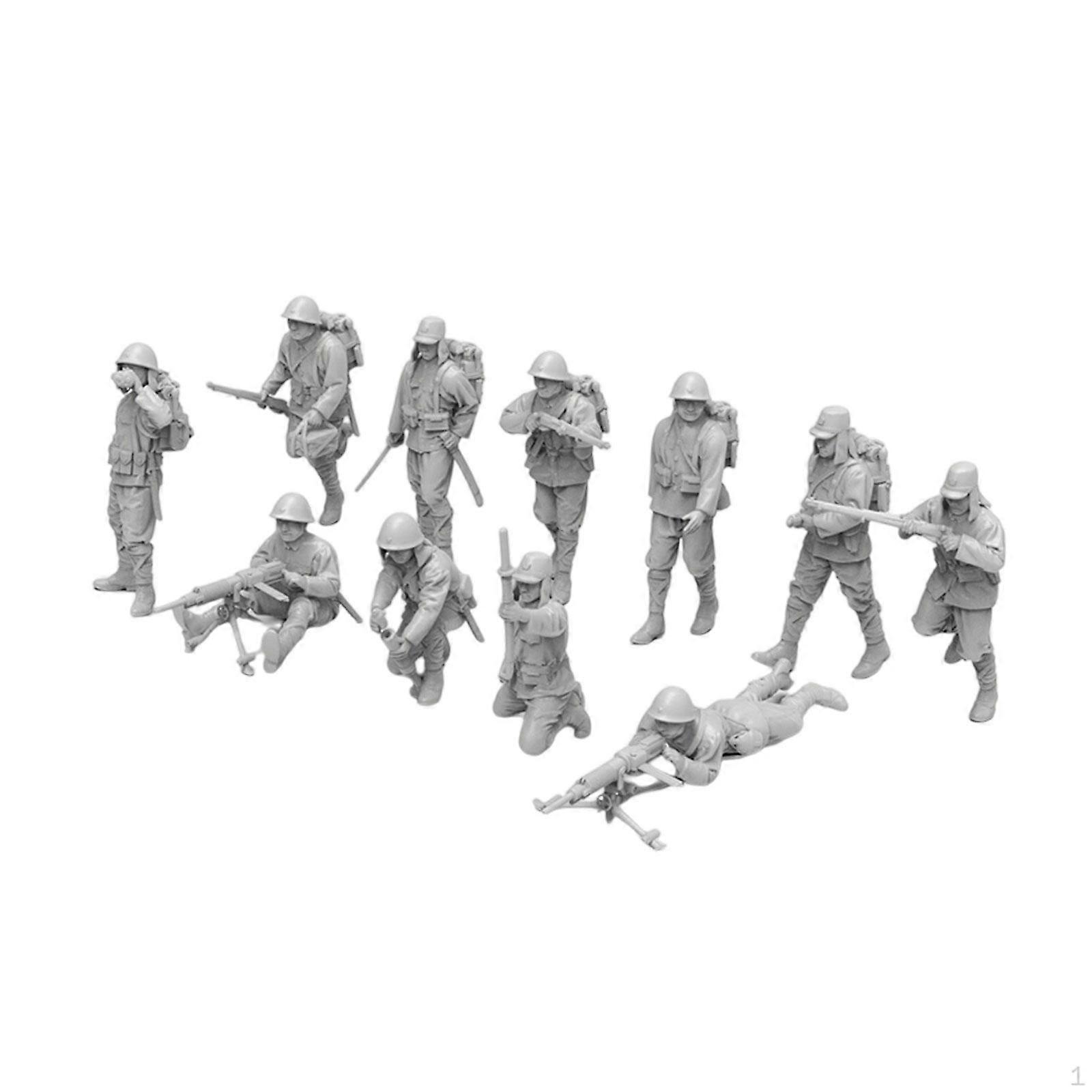 11 Miniature Figures, Character Diorama for Family