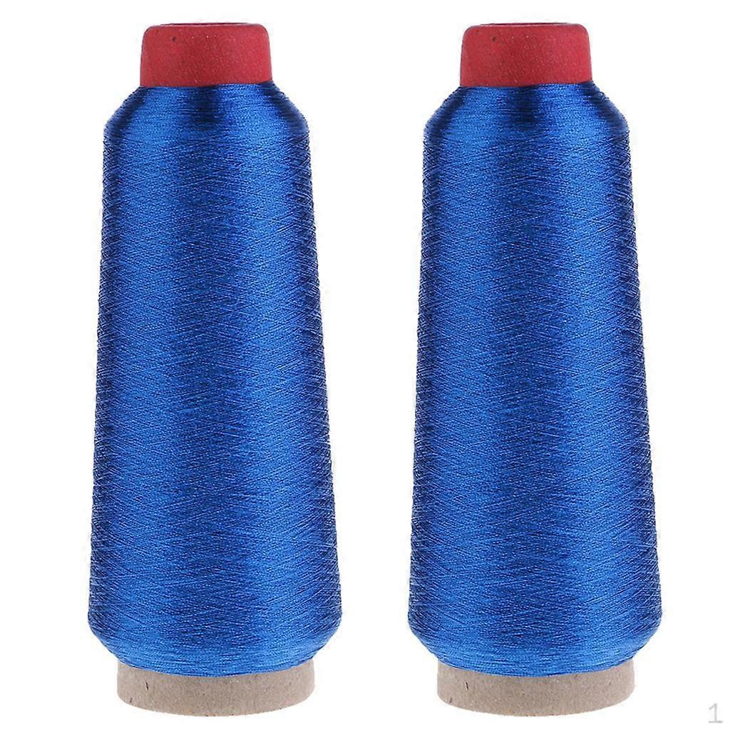 2 Spools Machine Embroidery Thread 3000 Meters Each Spool for Computerized and Decorative