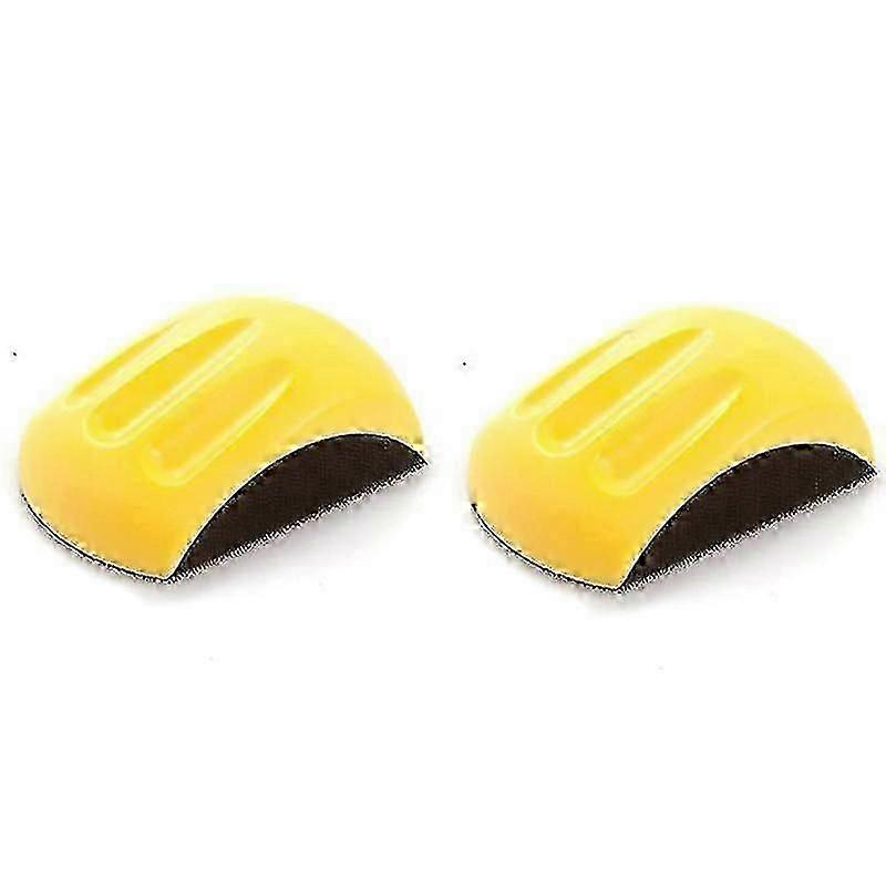 2pcs 5 Polegadas Bloco de lixamento de mão para gancho & loop lixa almofada de almofada de polimento ferramentas abrasivas