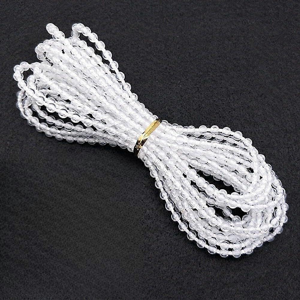 Vertical Venetian Blind Roller Bead Chain, 1m Transparent Plastic RollUp Cord for Window Shades