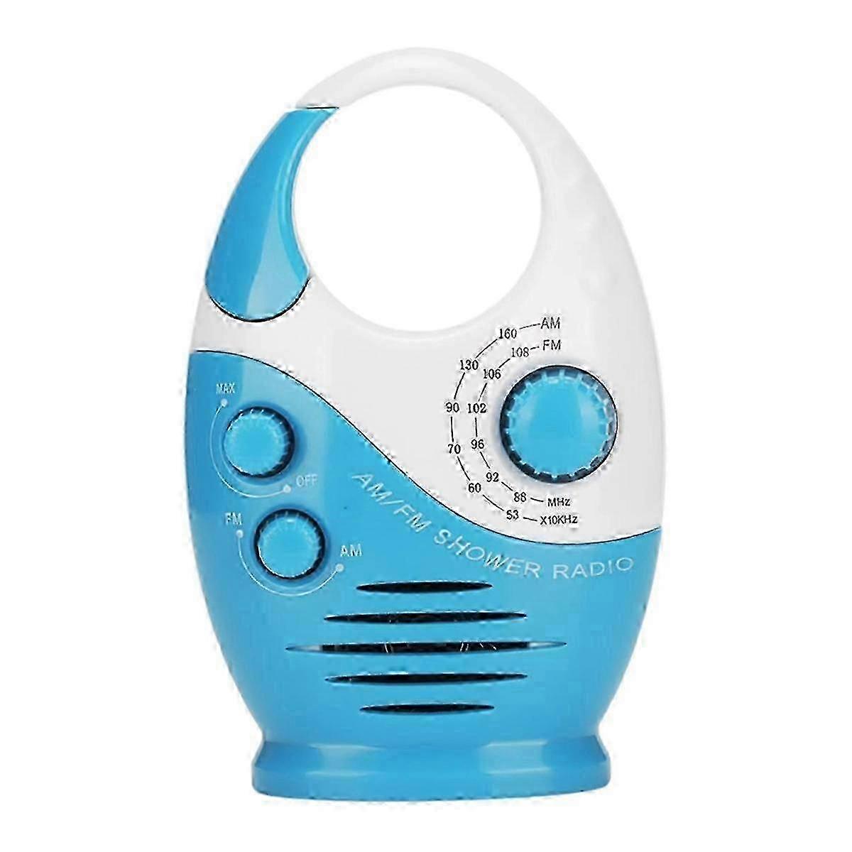 Waterproof Shower Radio, Am/fm Radio With Adjustable Volume Speakers, Portable Speakers