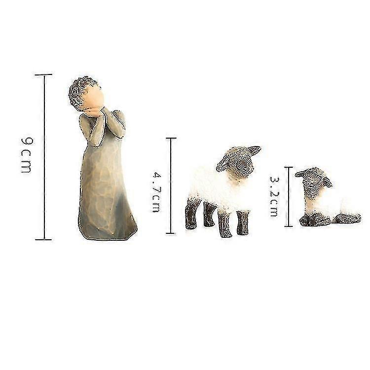 Tree Nativity Set Statue