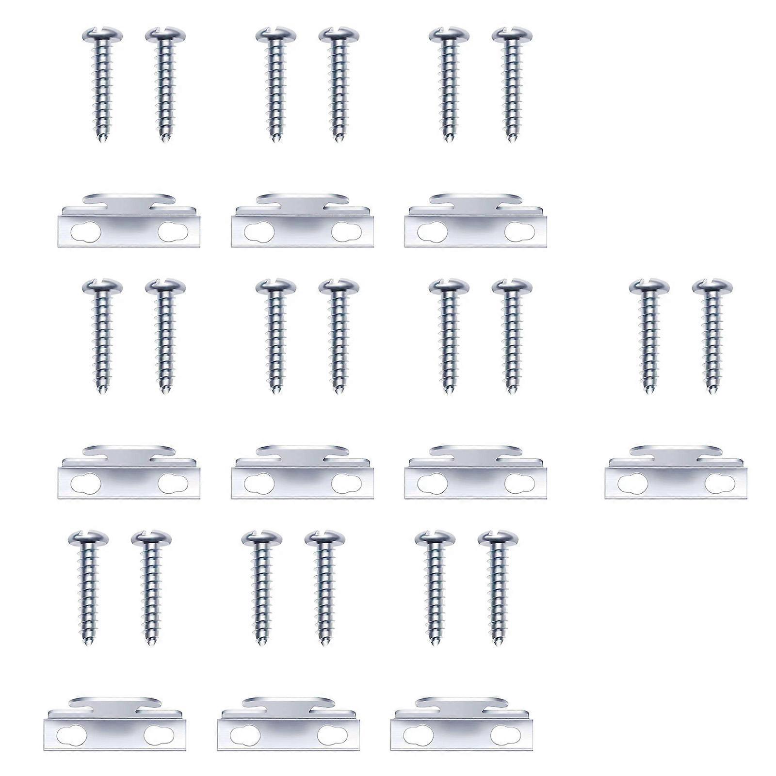 Quick Installation Curtain Rod Brackets Metal Hooks Window Hardware Holders with Screws Easy Setups Curtain Accessories Multicolor