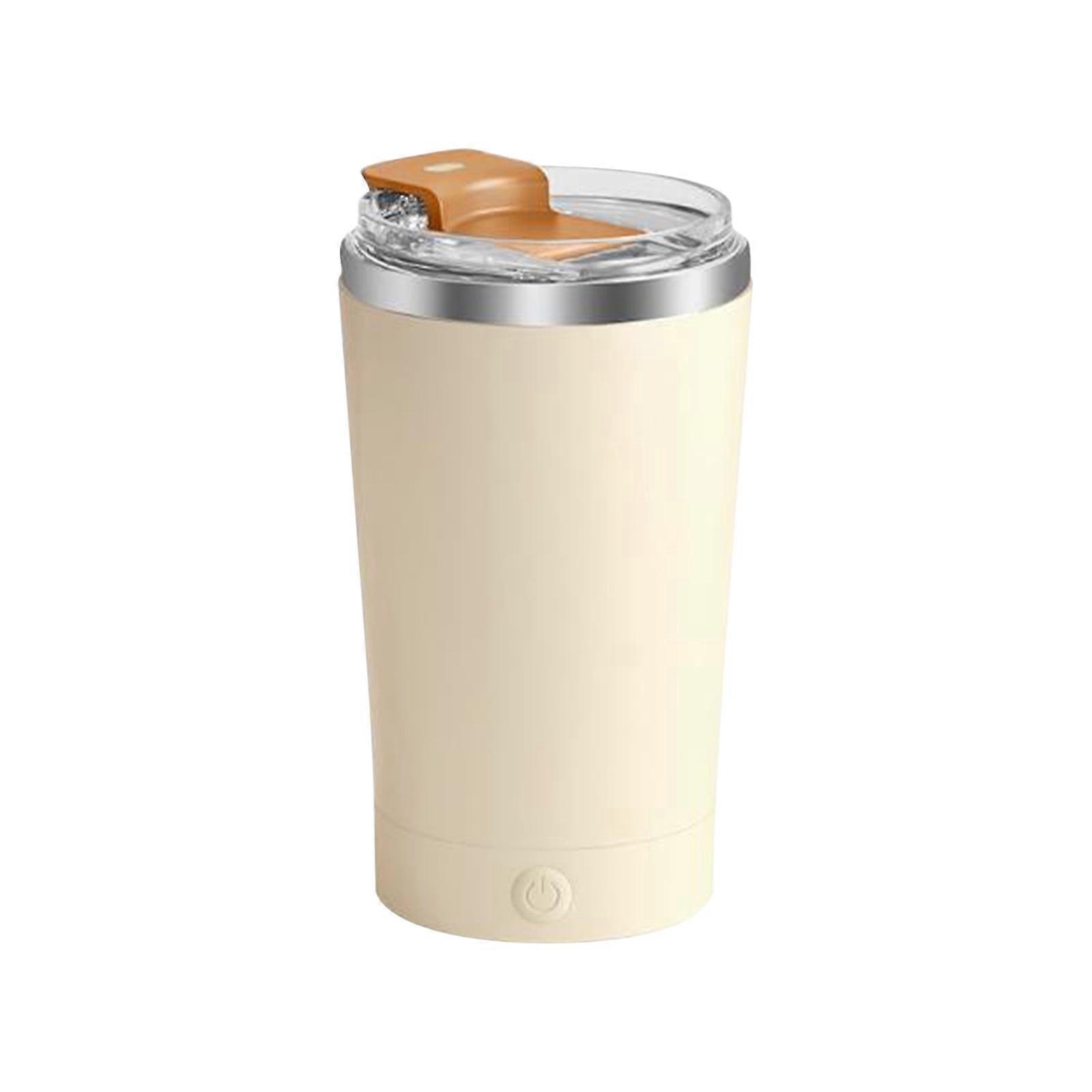 Byikun 14.2oz Automatic Mixing Coffee Cup, Type-C Charging, Portable & Easy Clean, One Click Start, Large Capacity