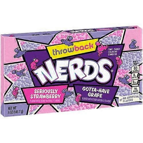Nerds Throwback τραγανό πακέτο καραμελών, σοβαρά φράουλα &; Gotta-έχουν σταφύλι, 5 ουγκιές
