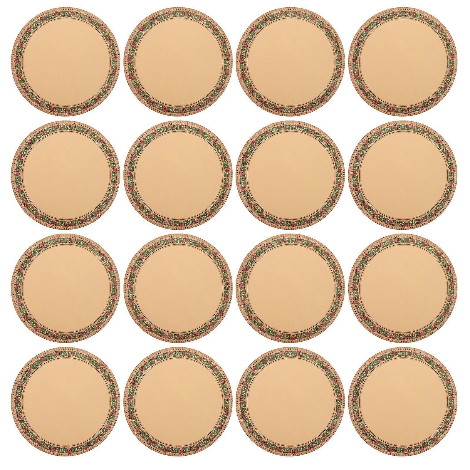 Round Ethnic Art Sketching Paper with Decorative Border 20 Sheets