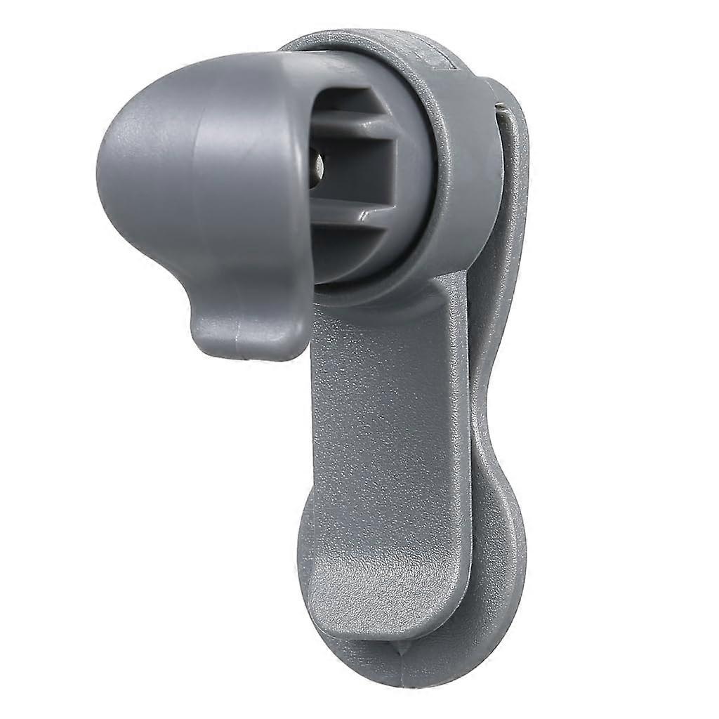 Hydration Pack Tube Clip Removable Clamp for Outdoor Backpack Bladder Shoulder Strap Light Grey L