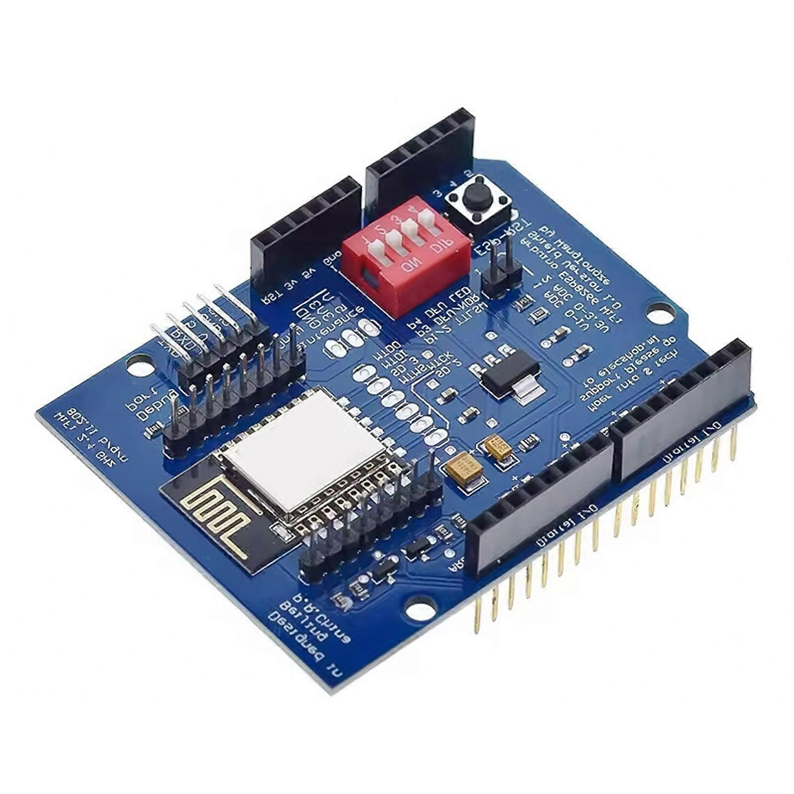 Wireless Enable Arduinos Compatible Development Board Featuring ESP12E Module And Multiple GPIO Multicolor