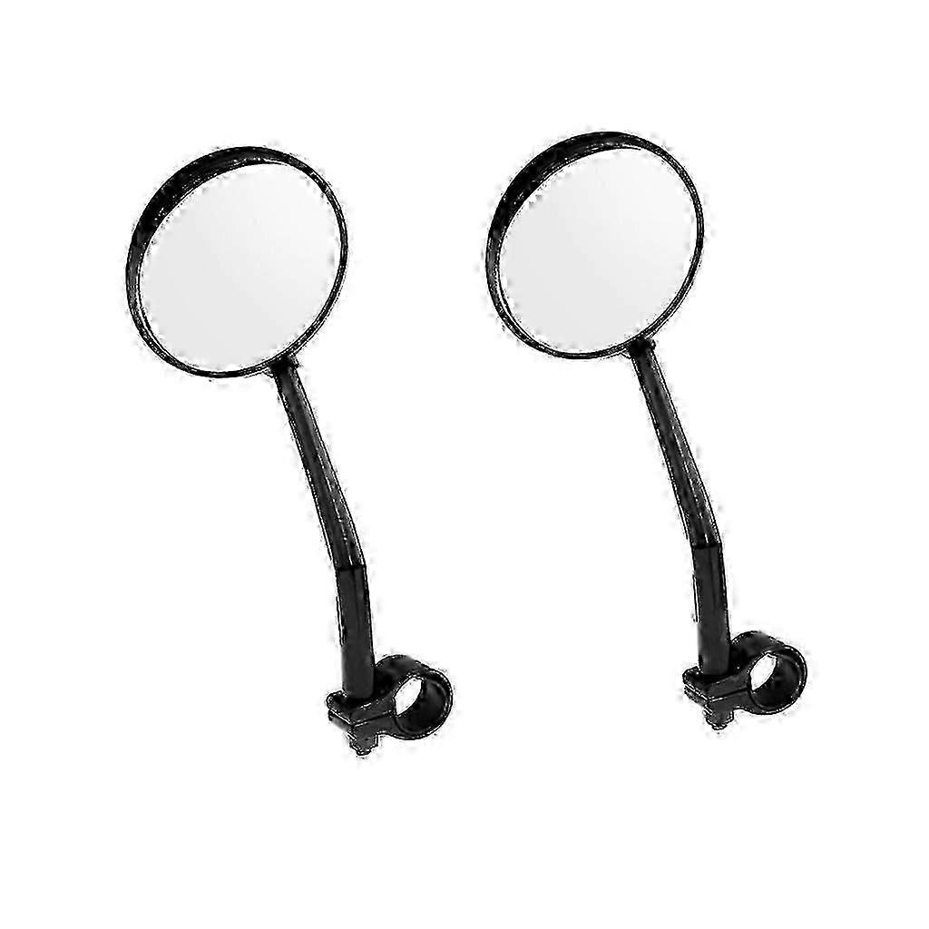 2Pcs Cycling Bicycle Handlebar Flexible Safety Rear View Rearview Mirrors