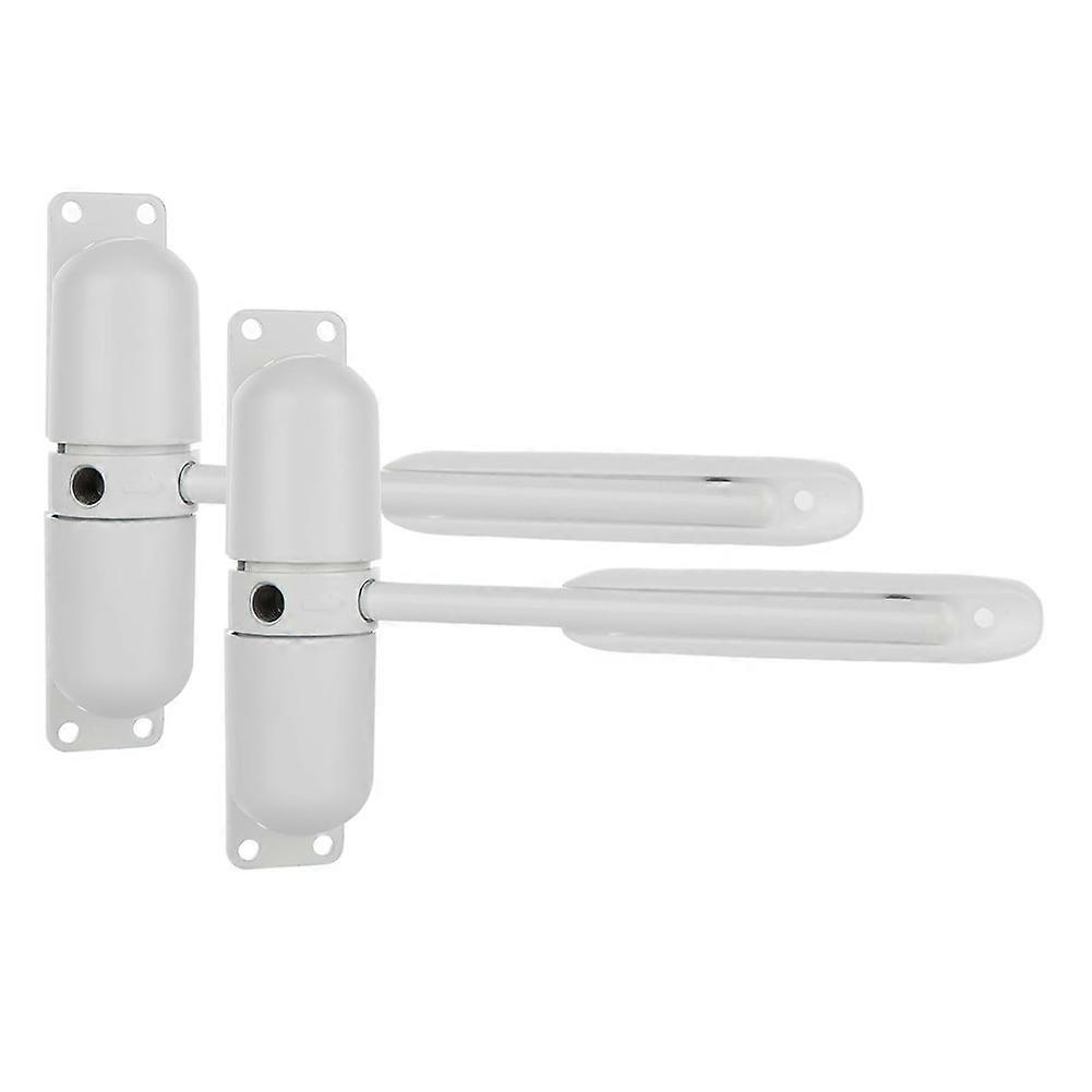 2PCS Automatic Spring Door Closer, Adjustable Close Door Hinge for Convert Hinged Doors to Self-Closing,Door Closer Auto