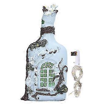 Mini LED Glowing Resin Wine Bottles with Striking Appearance