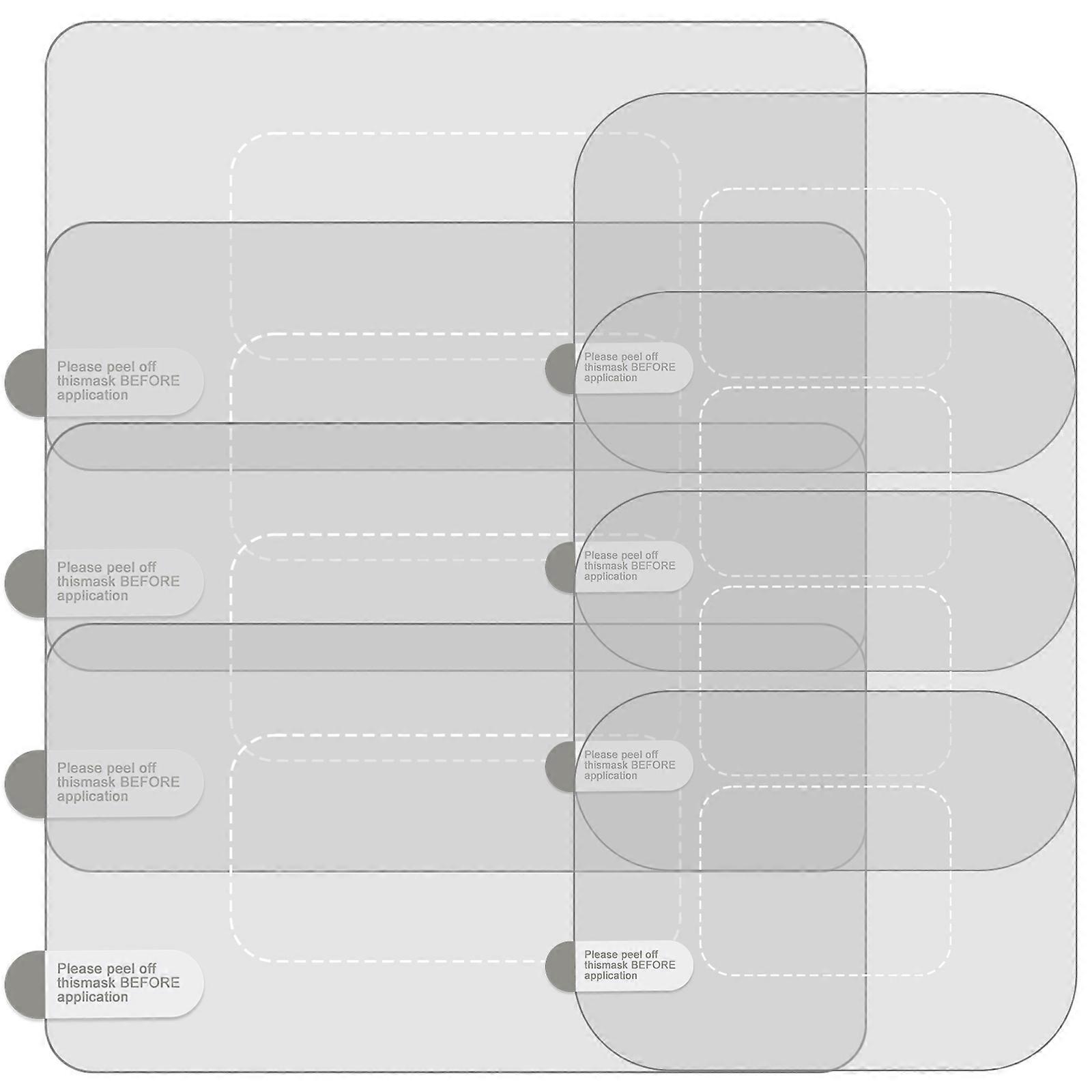 Transparent Electrostatic Stickers For Clear Dashcam Mounting Resists High Temperature Scratch Resistant Reflective Film  4 Sets