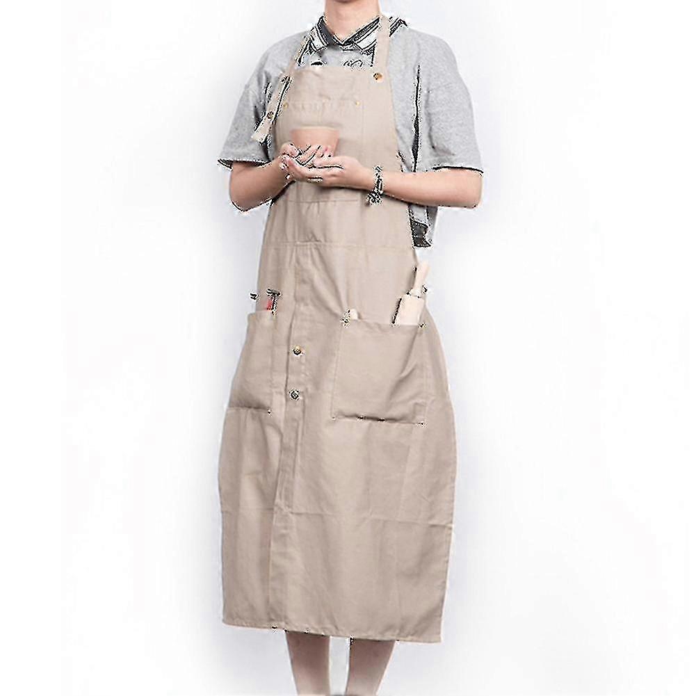 Mud-Resistant Pottery Overalls - Canvas Apron for Adult Art and Craft Projects