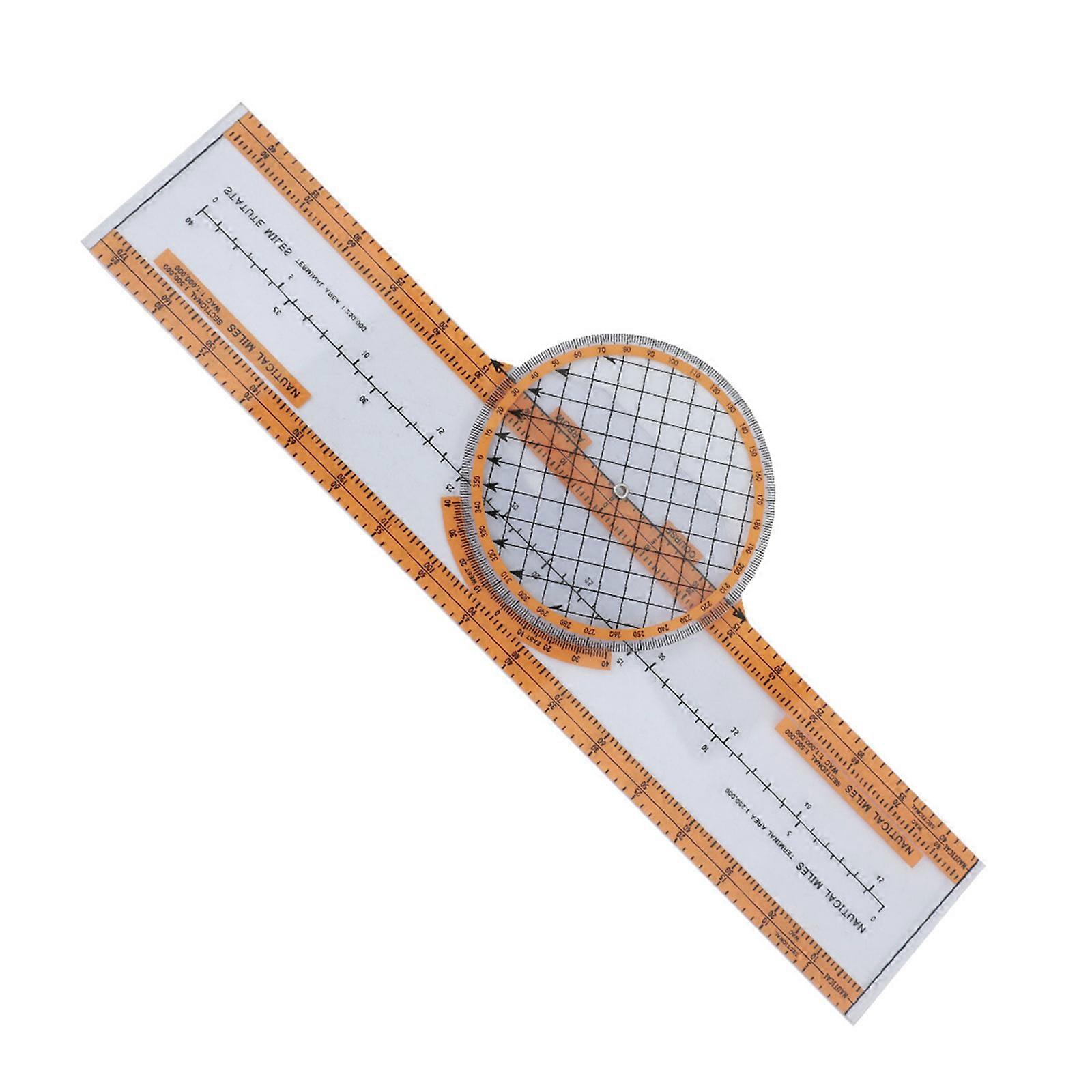 Aviation Plotter Aviation Slide Ruler for Pilots Student Accessories,Air Navigation Plotter for Navigation Purposes Multicolor