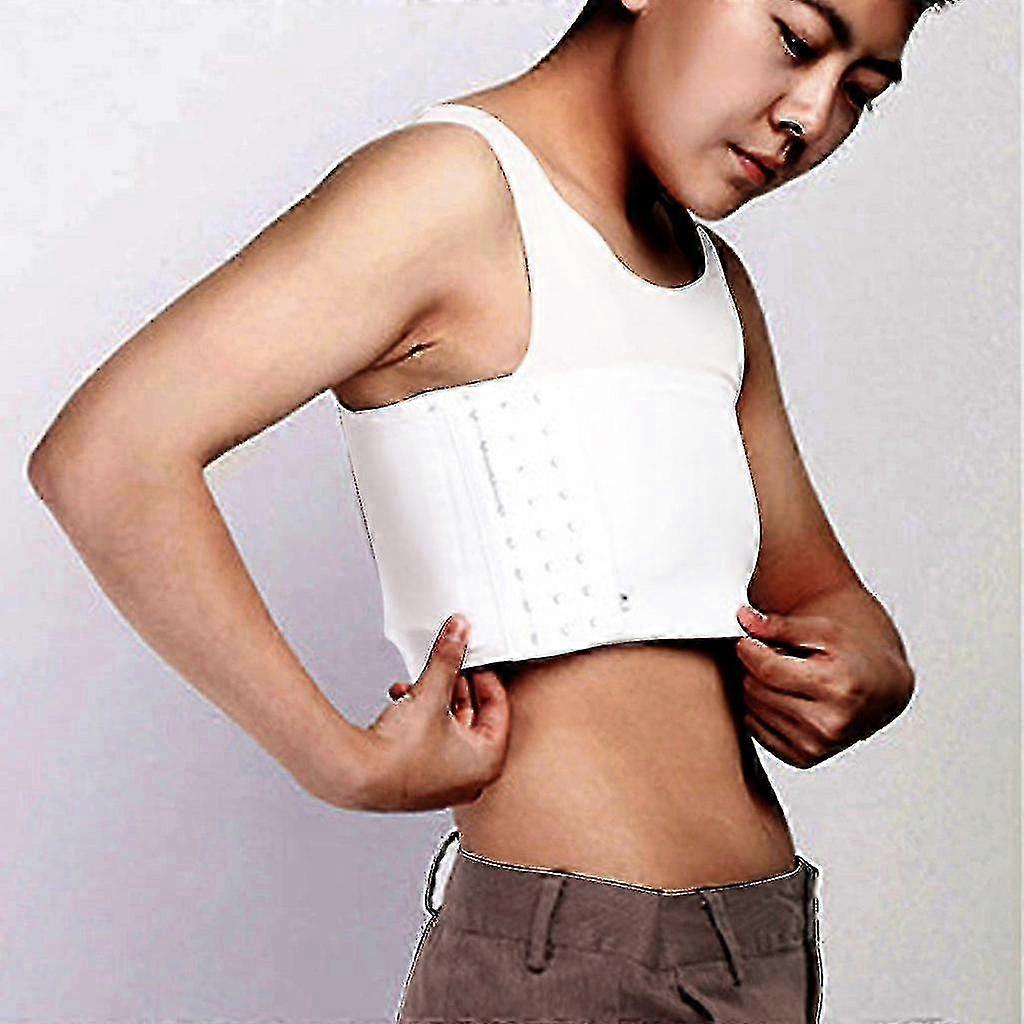 Breathable Chest Binder Undershirt for Breast Minimizing